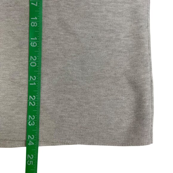 MEDIUM M Peruvian Connection Pima Cotton Knit Beige Gray Pullover Sweater - Picture 8 of 10